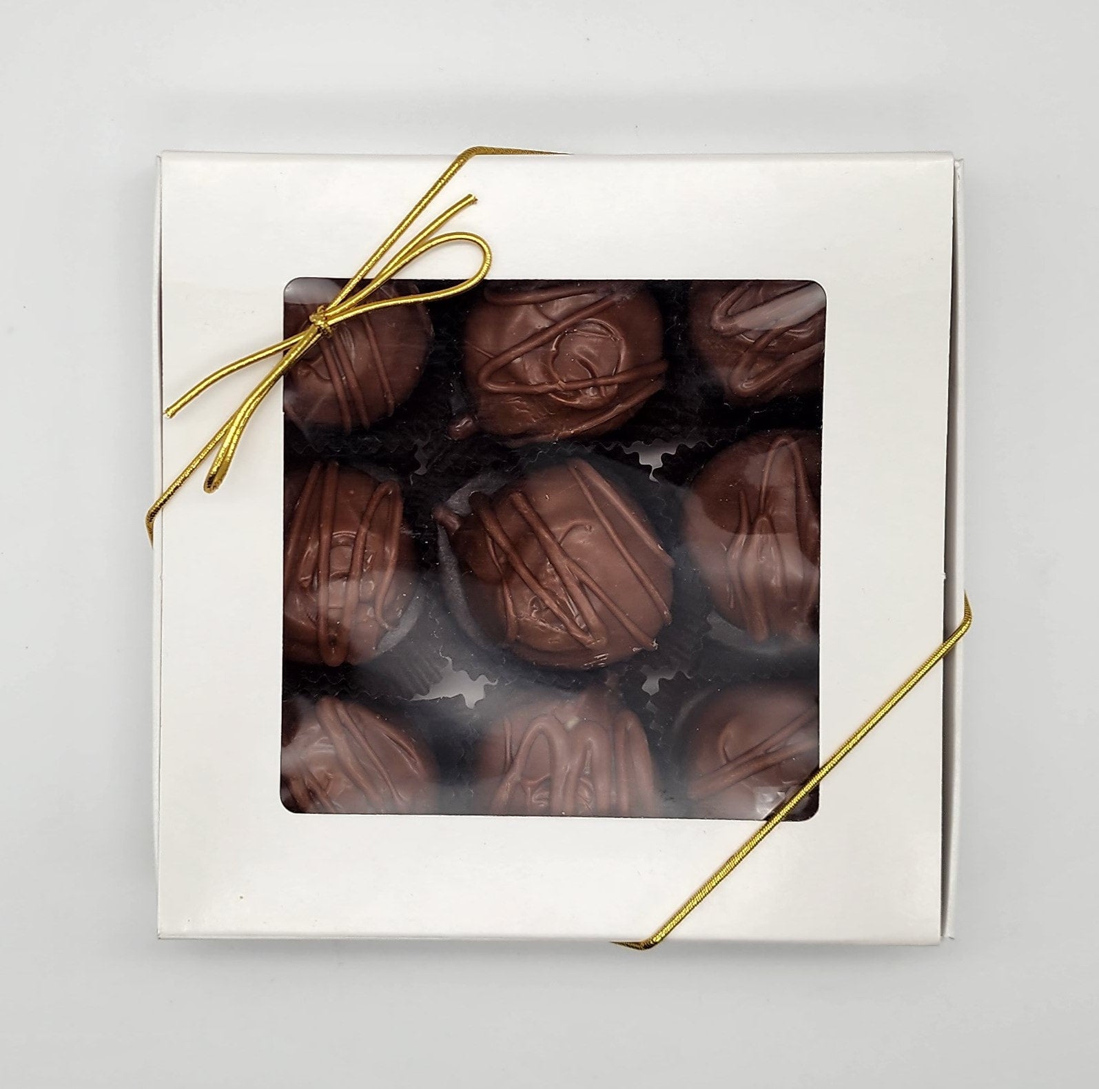 9 Piece Box Milk Chocolate Creamy Peanut Butter Drop Jenny's Sweets