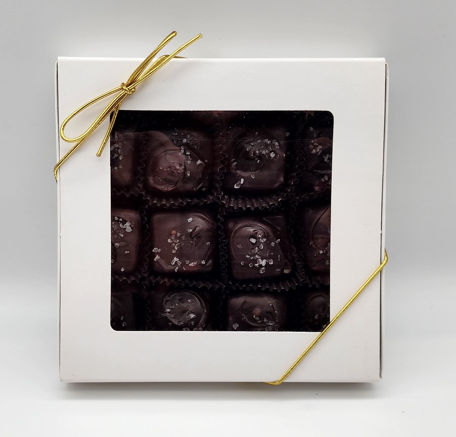 12 Piece Dark Chocolate Caramel Sea Salt Jenny's Sweets and More