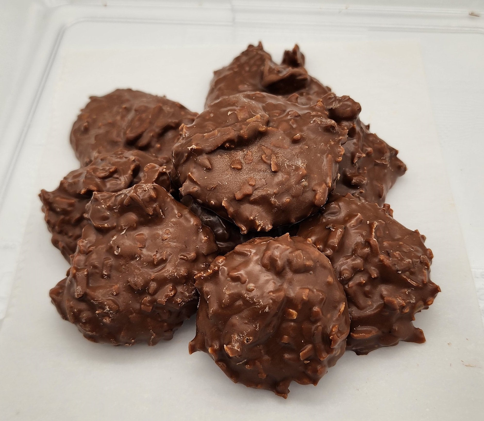 Coconut Cluster Milk Chocolate (GF) Jenny's Sweets and More